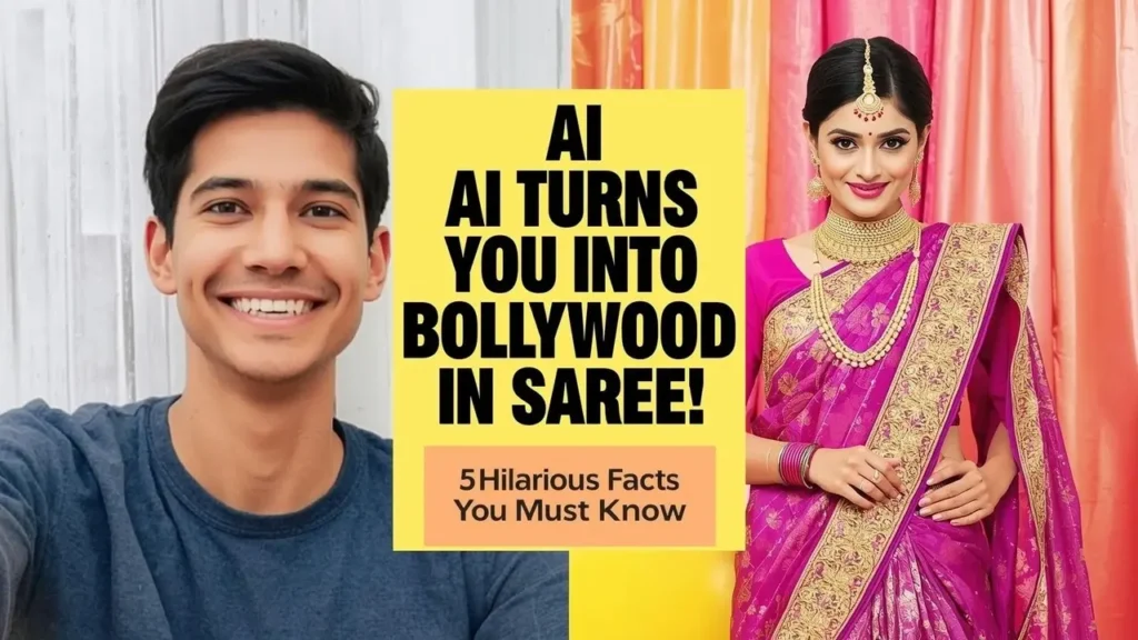 Google Gemini Nano Banana AI saree transformation