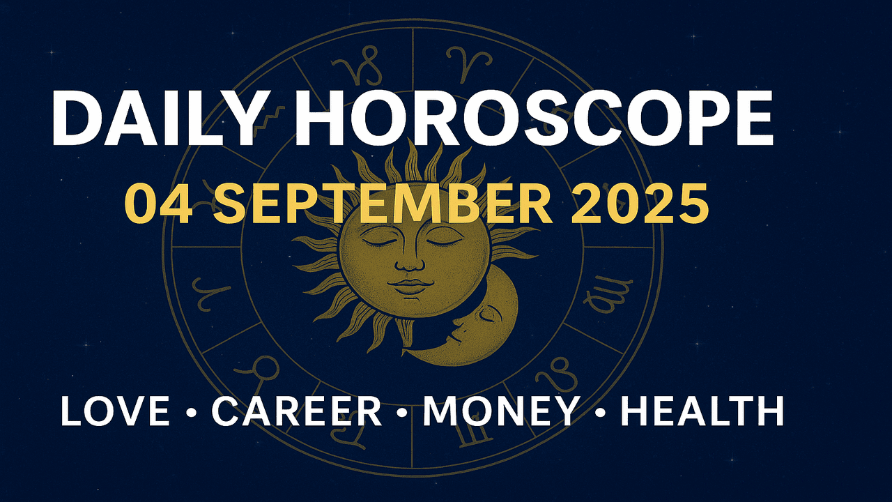 Daily Horoscope for September 4, 2025: Explore love, career, money, and health predictions. Learn how planetary alignments can guide your zodiac sign today.