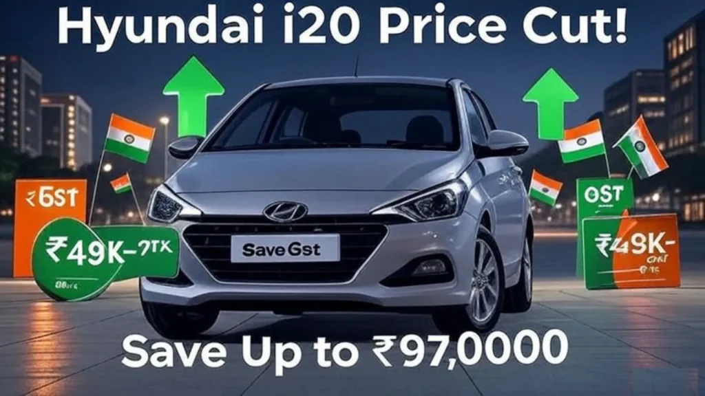 Hyundai i20 GST price cut 2025
