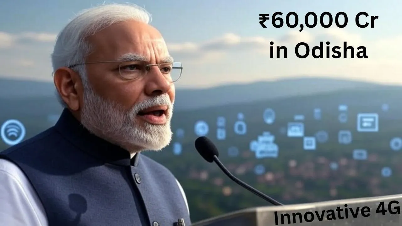 PM Modi launches projects in Odisha with 4G towers