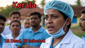 Public health worker educating Kerala residents