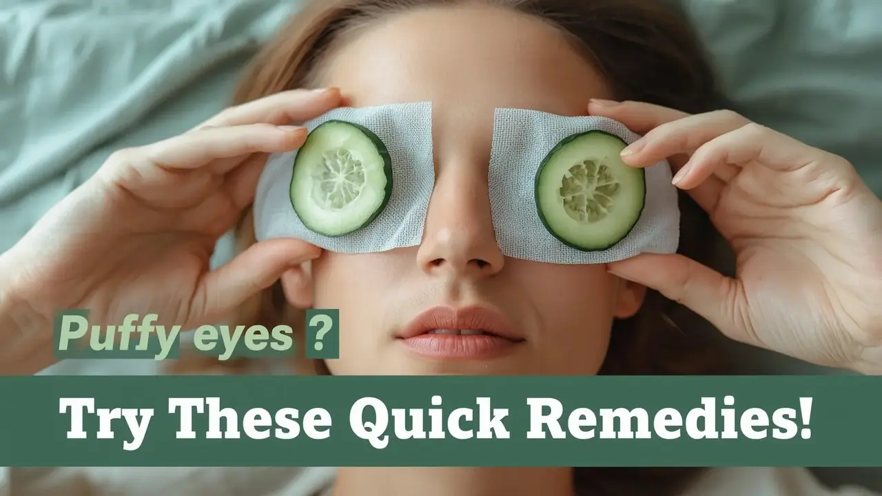 Puffy Eyes Cold Compress and Green Tea Bag Remedy