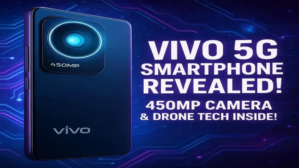 Vivo 5G smartphone launch India with 450MP camera and drone technology