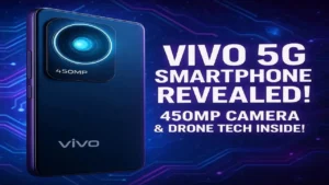 Vivo 5G smartphone launch India with 450MP camera and drone technology